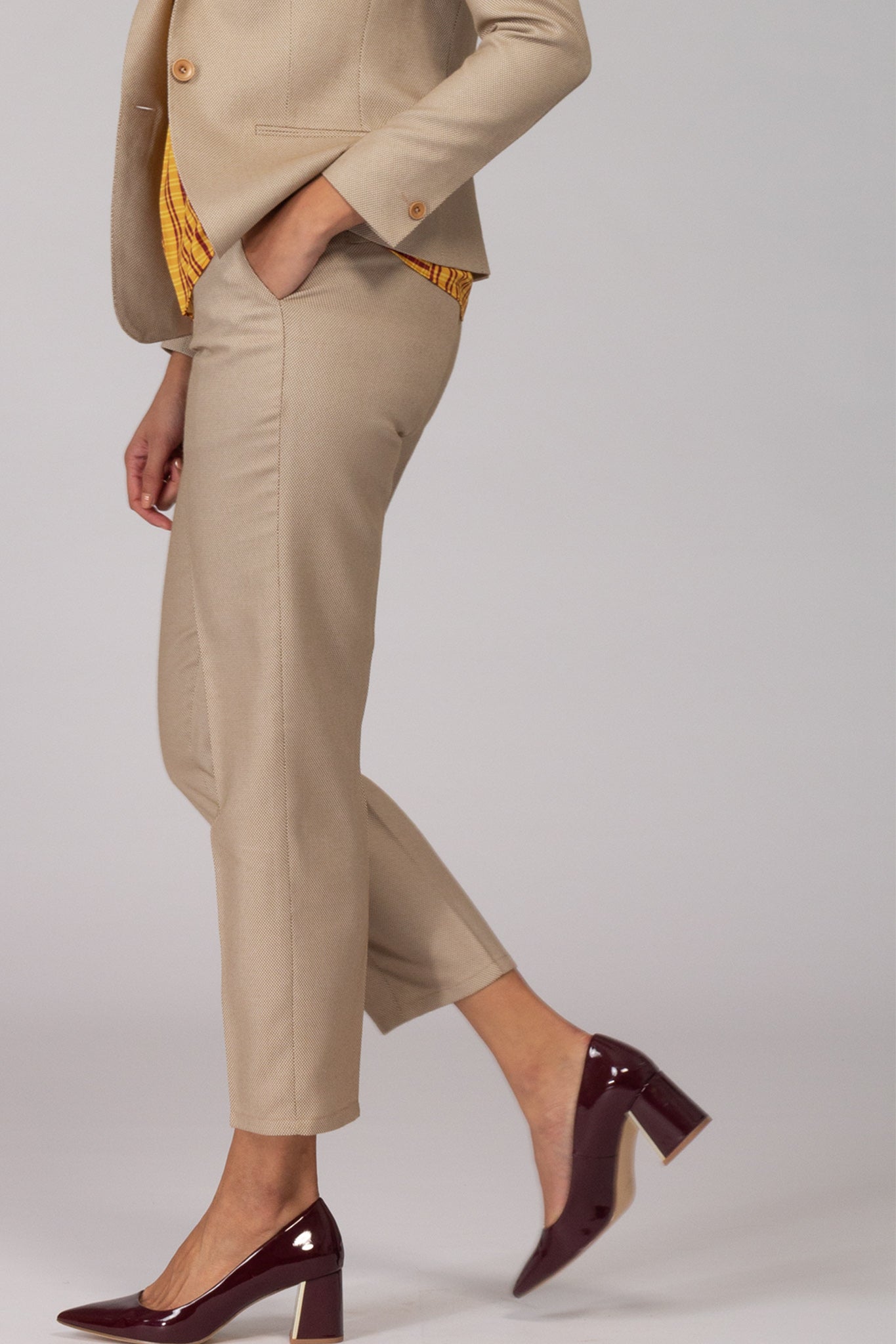 Buy Khaki Formal Trousers For Men Online  Best Prices in India  UNIFORM  BUCKET