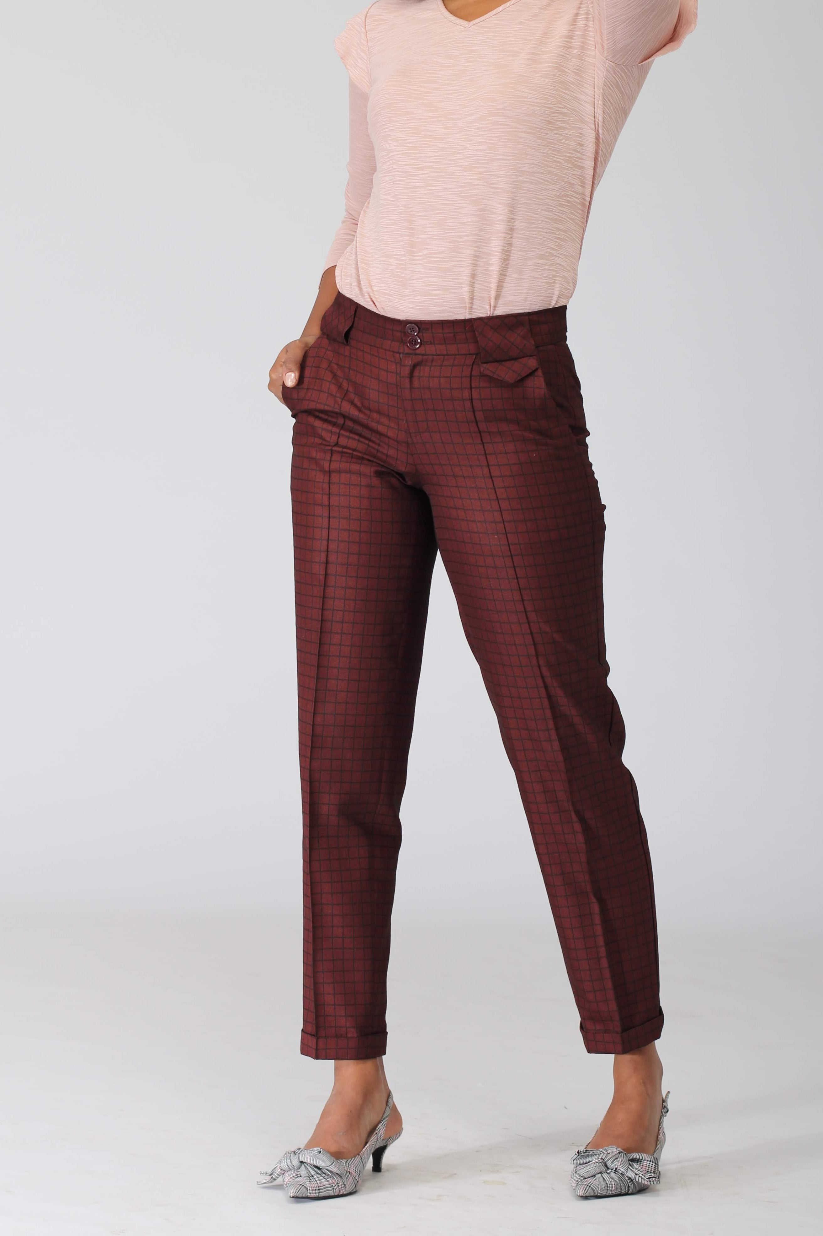 Buy Womens Red Cropped Trousers Online  Next UK