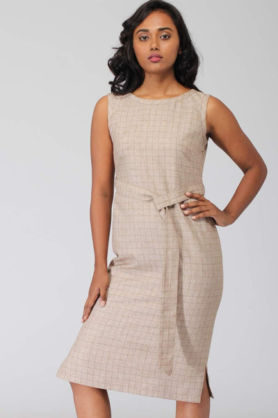 Dunkirk Shift Dress with removable belt